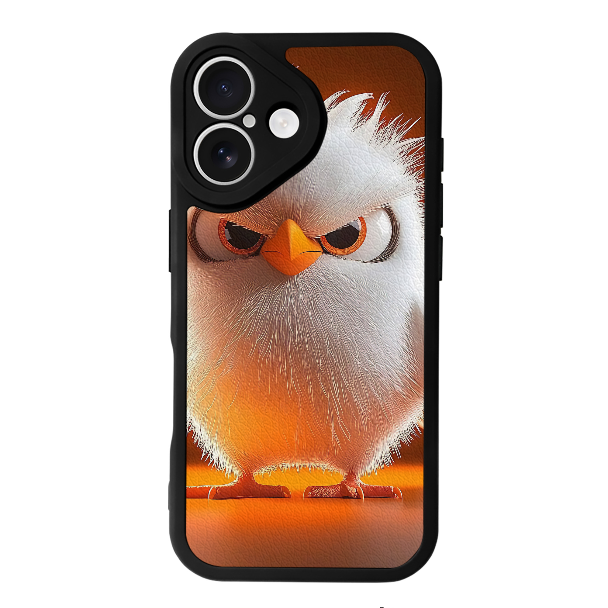 （画像用） Angry Birds アングリーバード 【iPhone 16シリーズ対応】シリコンスマホケース（レザー調） 材質：シリコン